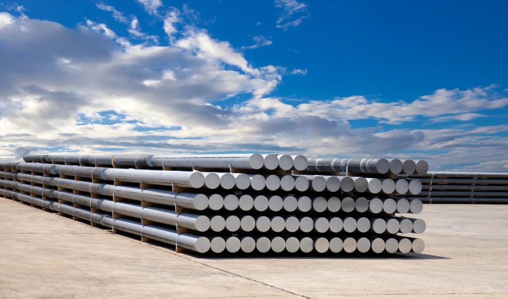 raw aluminium